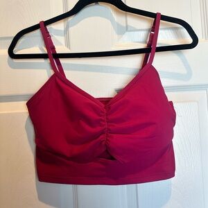Old navy- maroon sports bra